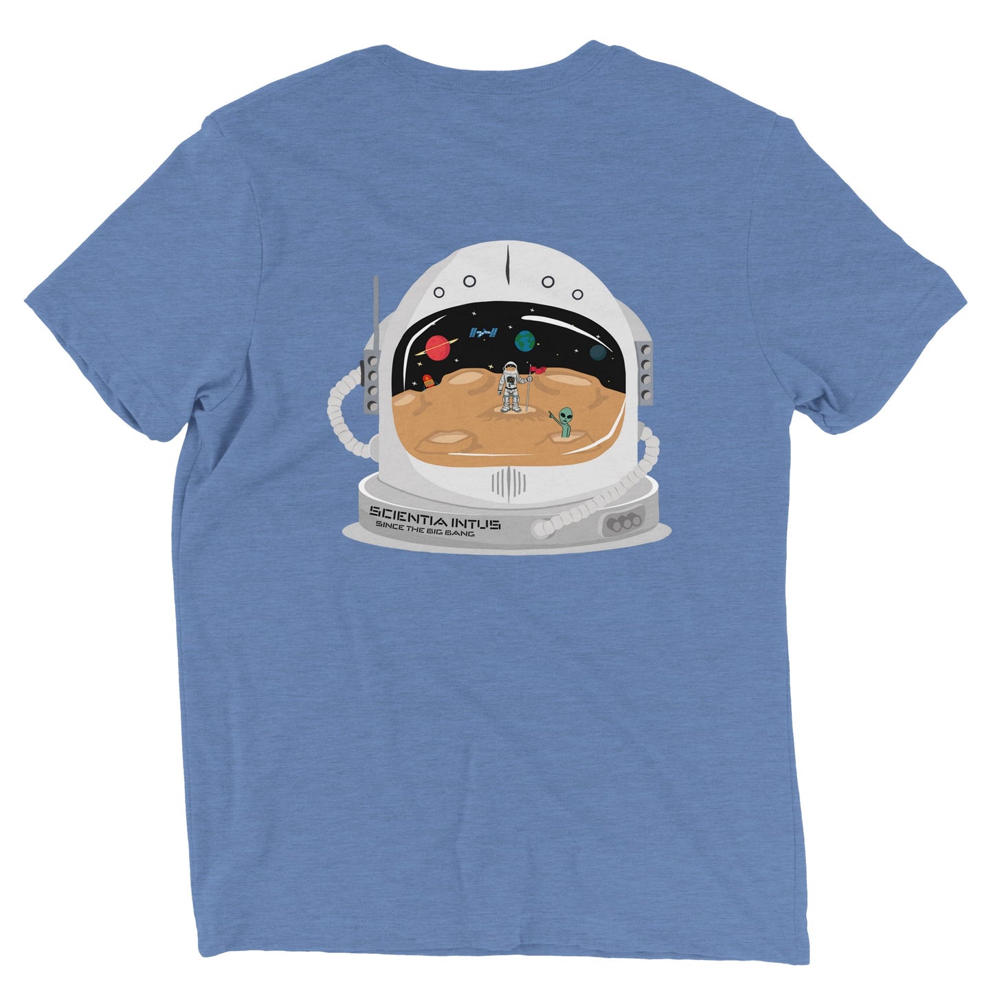 Universe Juice Infinite Helmet Triblend Unisex Crewneck T-shirt