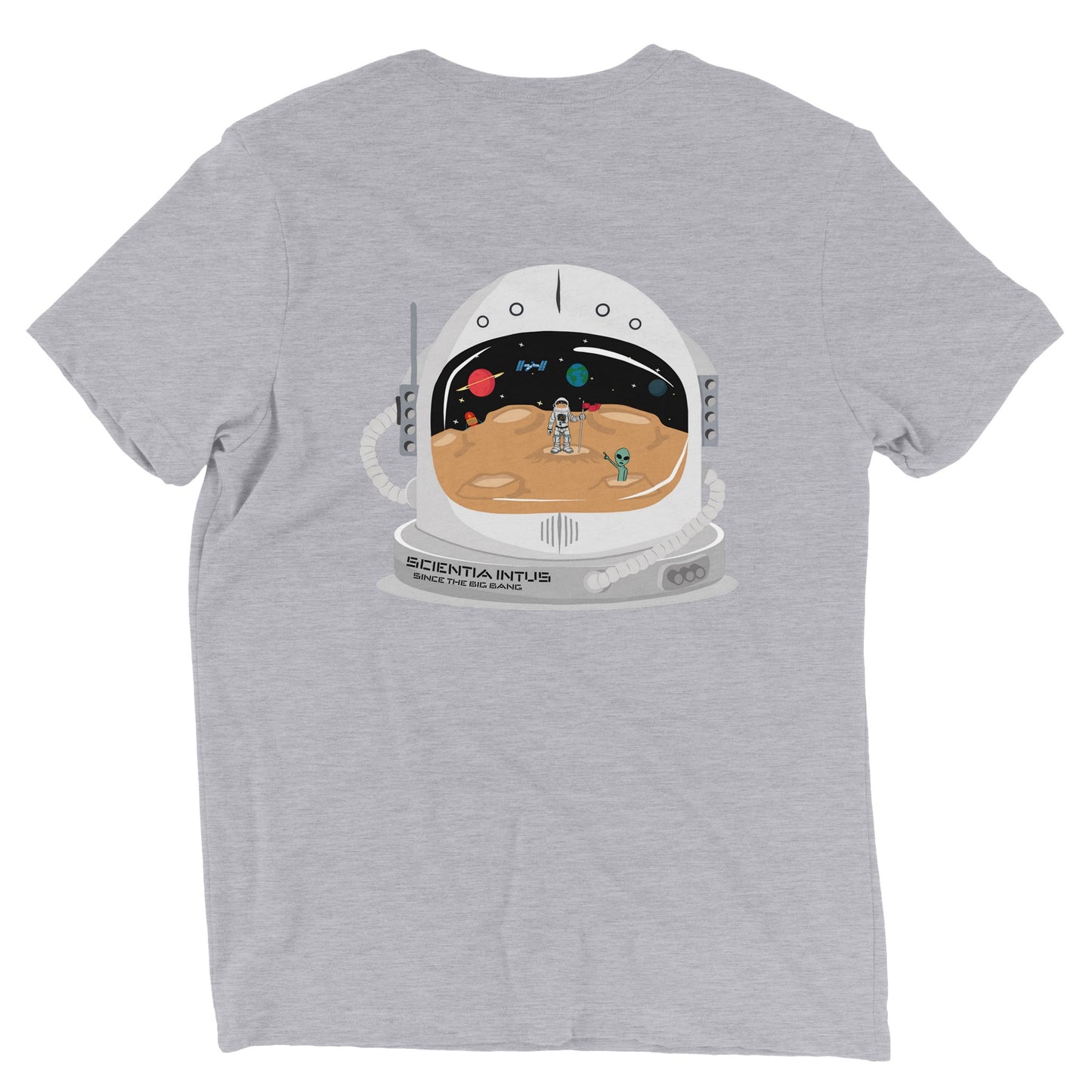 Universe Juice Infinite Helmet Triblend Unisex Crewneck T-shirt