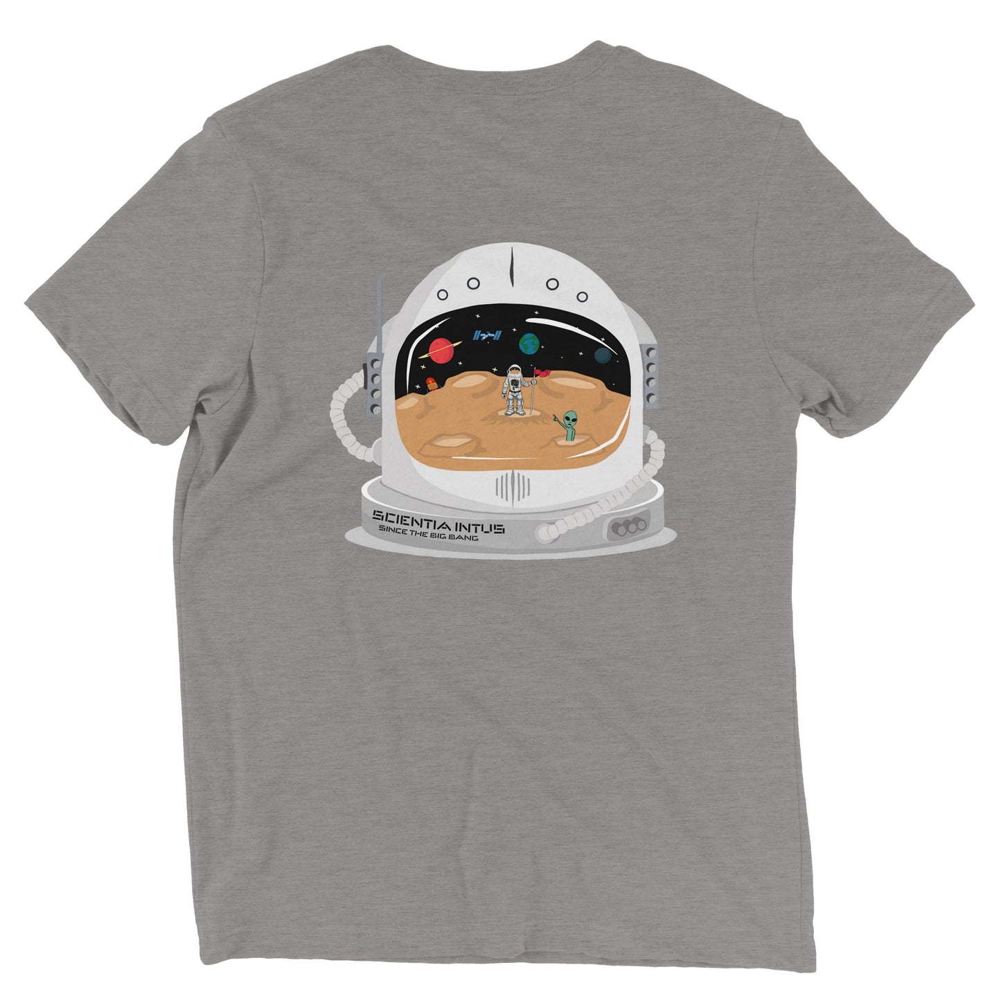 Universe Juice Infinite Helmet Triblend Unisex Crewneck T-shirt