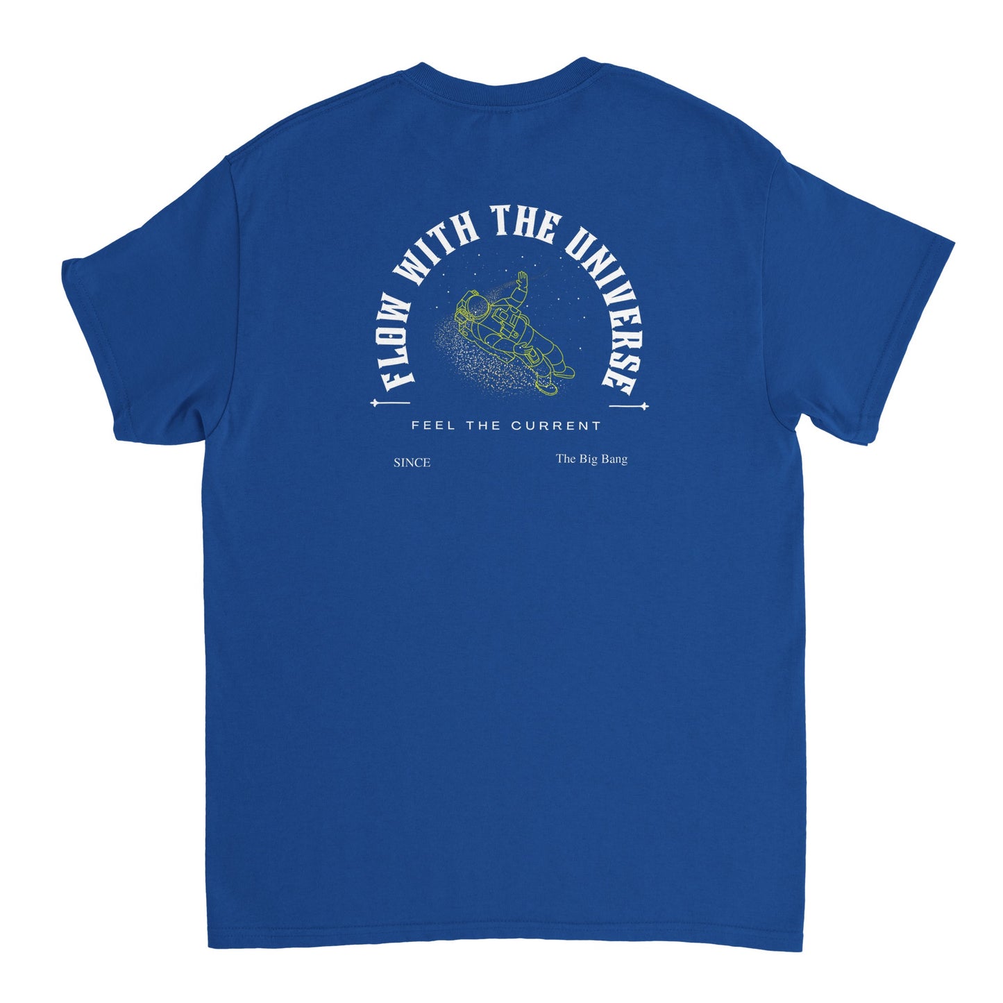 Flow with the universe heavy t-shirt