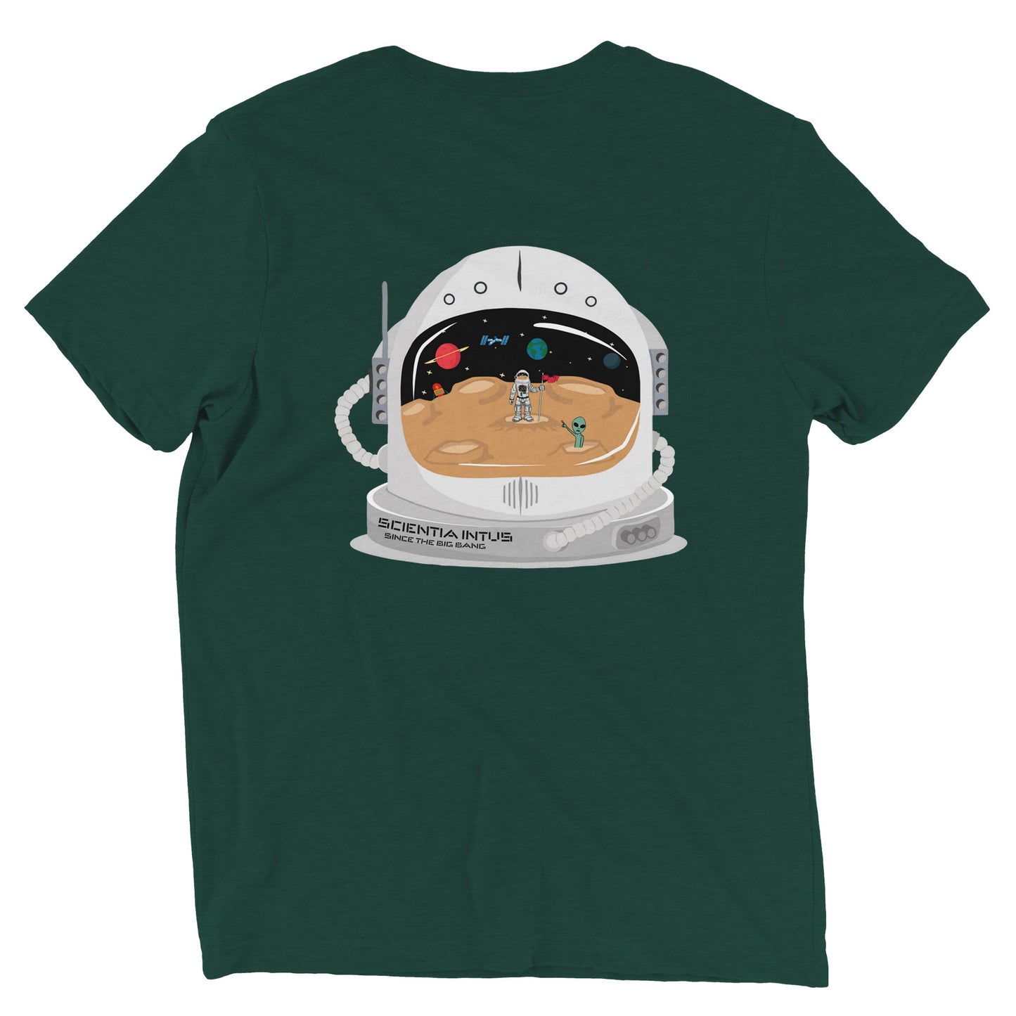 Universe Juice Infinite Helmet Triblend Unisex Crewneck T-shirt