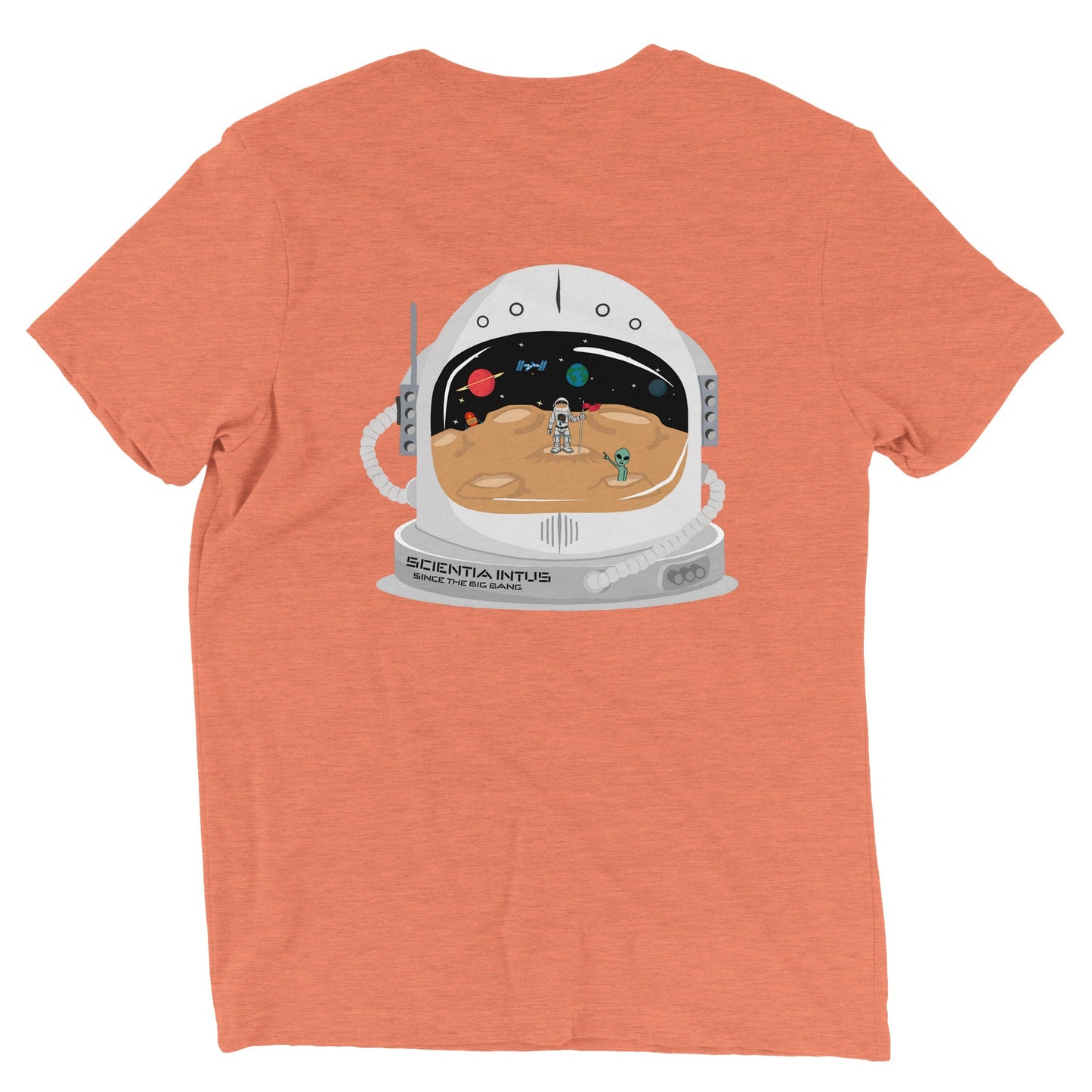 Universe Juice Infinite Helmet Triblend Unisex Crewneck T-shirt