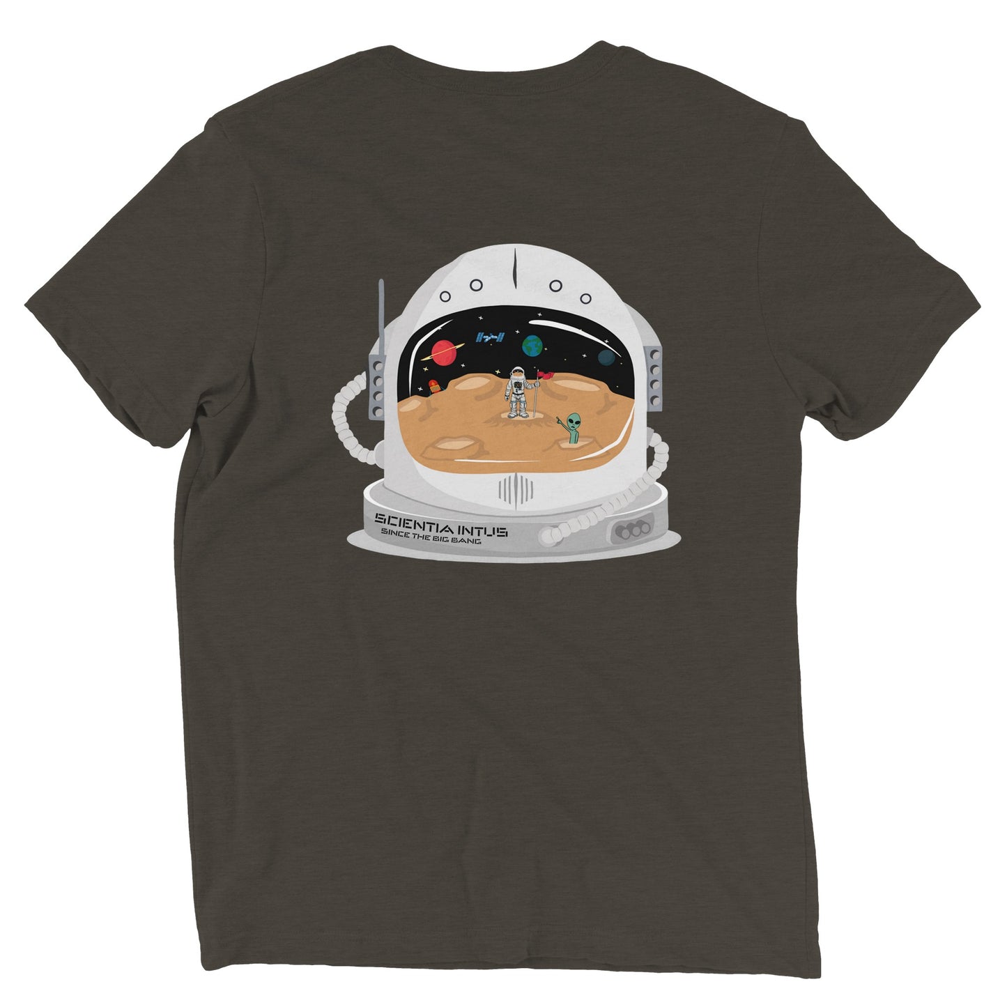 Universe Juice Infinite Helmet Triblend Unisex Crewneck T-shirt