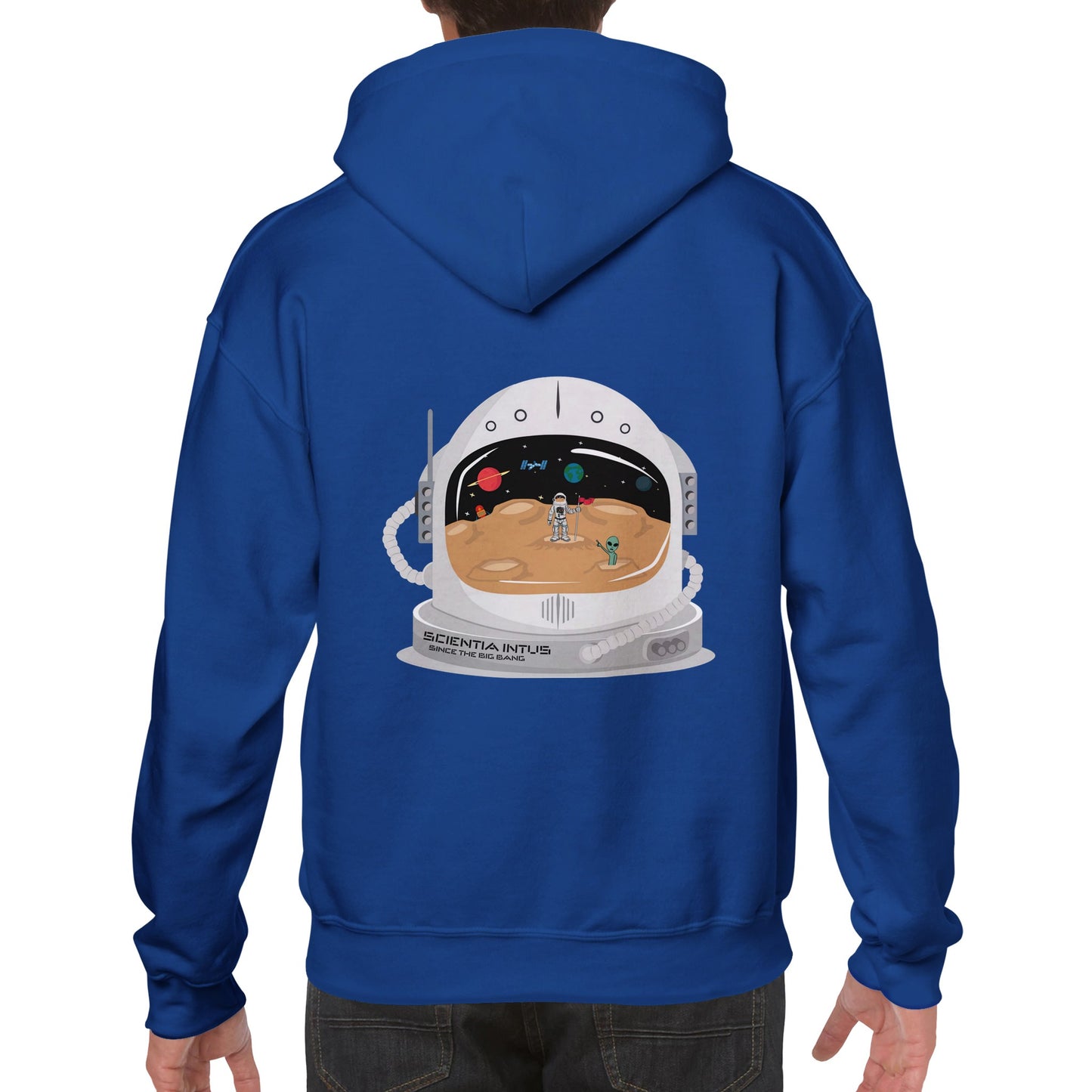 Universe Juice Infinite Helmet Classic Unisex Pullover Hoodie