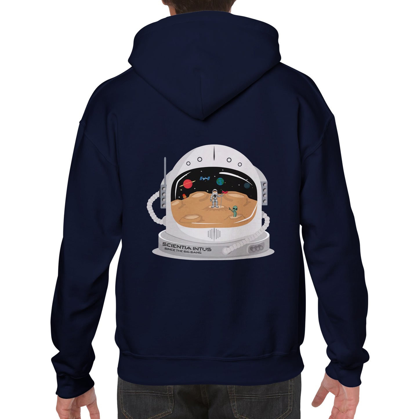 Universe Juice Infinite Helmet Classic Unisex Pullover Hoodie