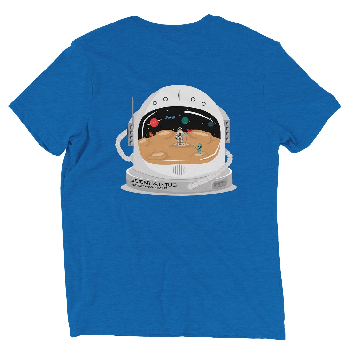 Universe Juice Infinite Helmet Triblend Unisex Crewneck T-shirt