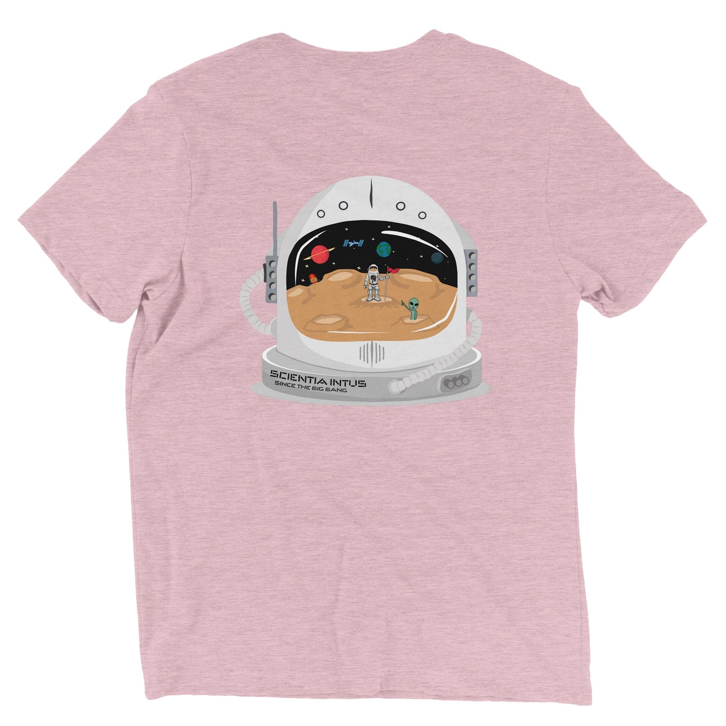 Universe Juice Infinite Helmet Triblend Unisex Crewneck T-shirt