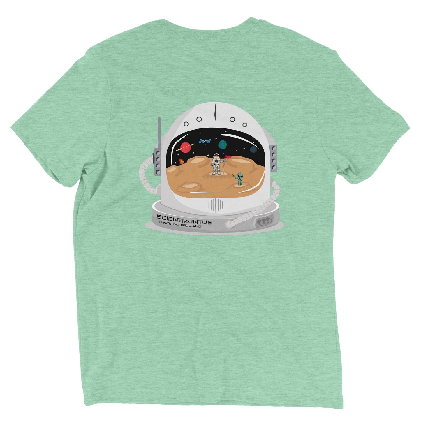 Universe Juice Infinite Helmet Triblend Unisex Crewneck T-shirt