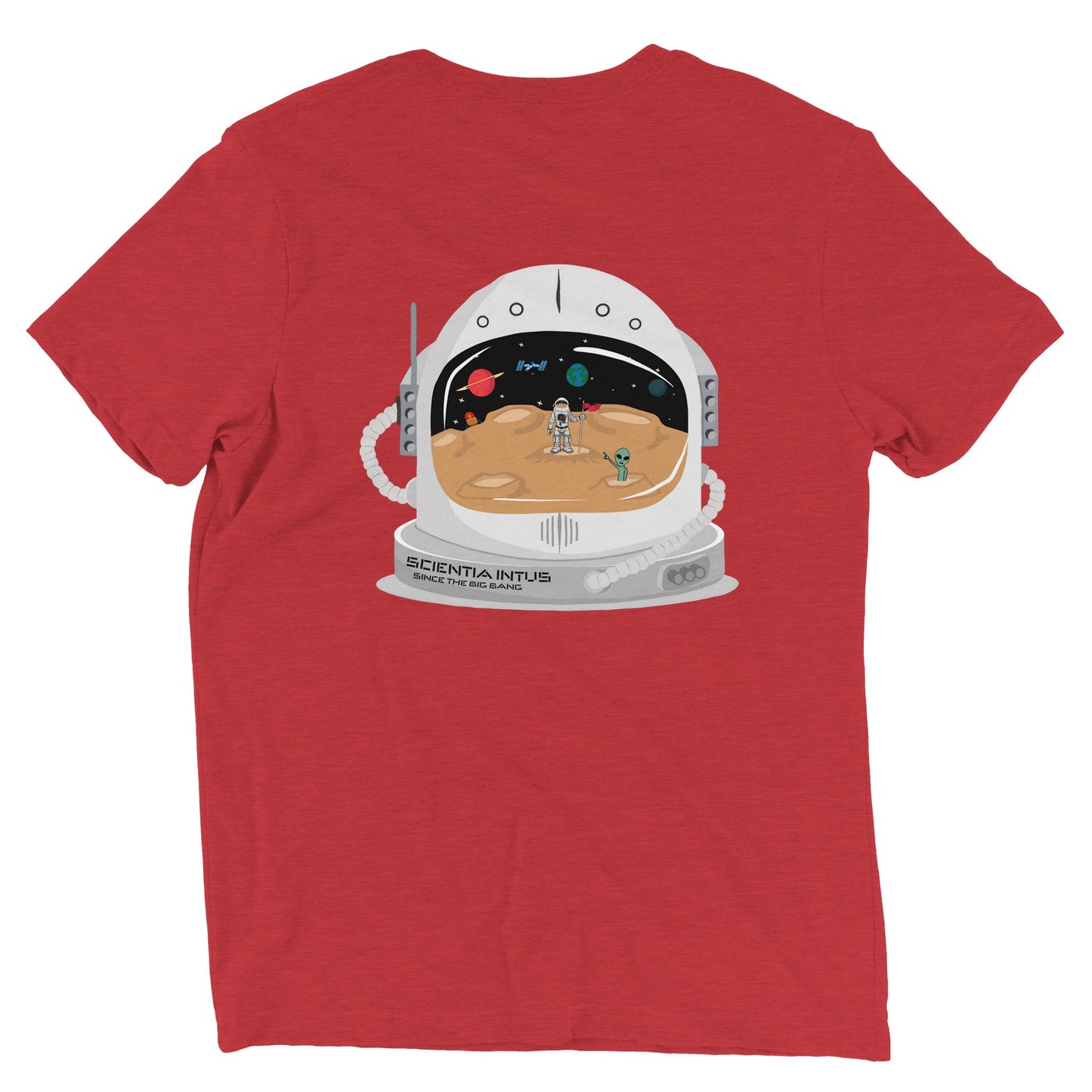 Universe Juice Infinite Helmet Triblend Unisex Crewneck T-shirt