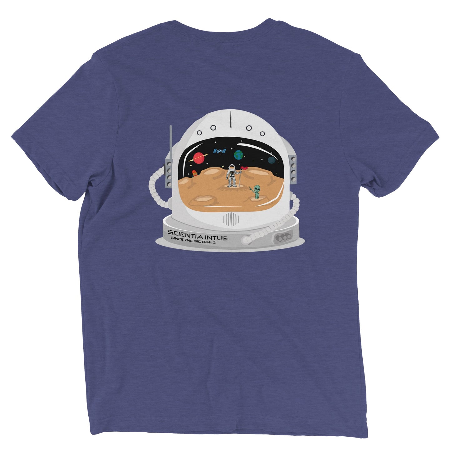 Universe Juice Infinite Helmet Triblend Unisex Crewneck T-shirt