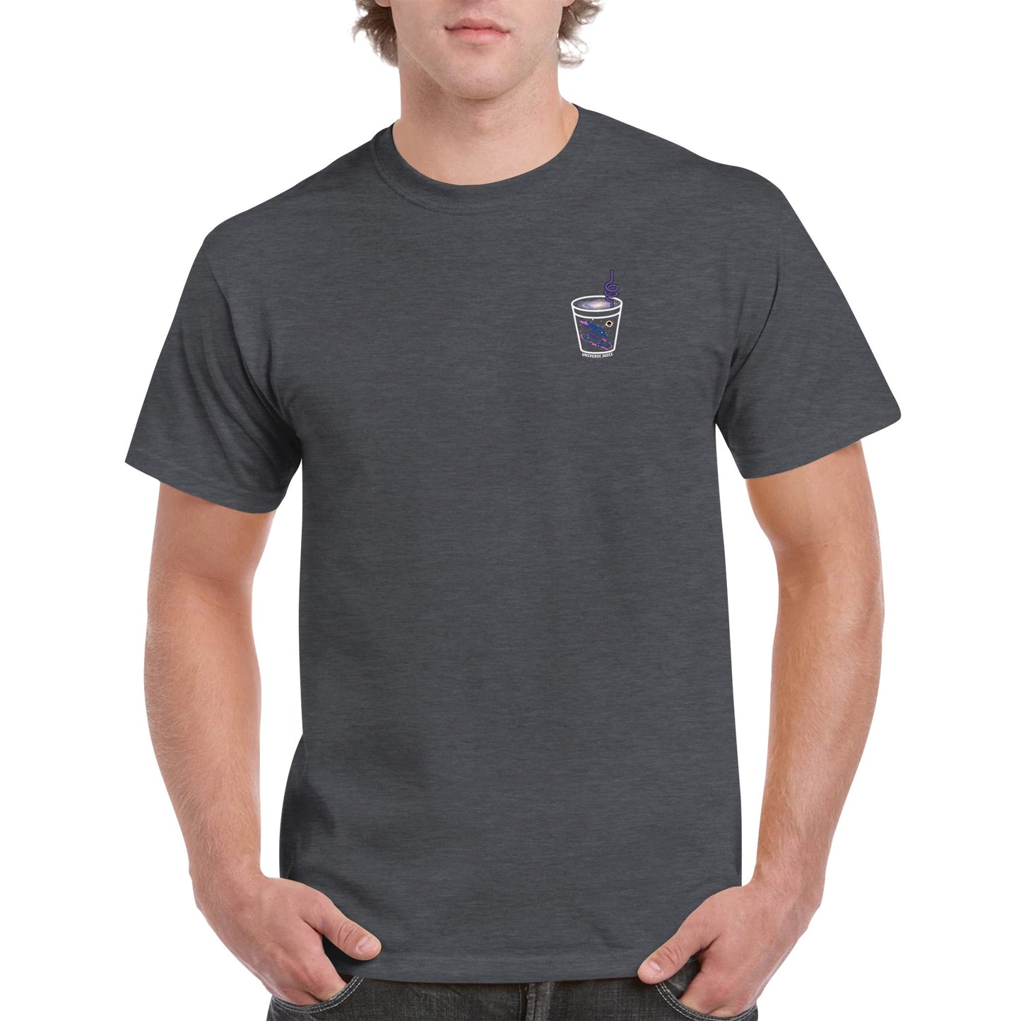 Flow with the universe heavy t-shirt